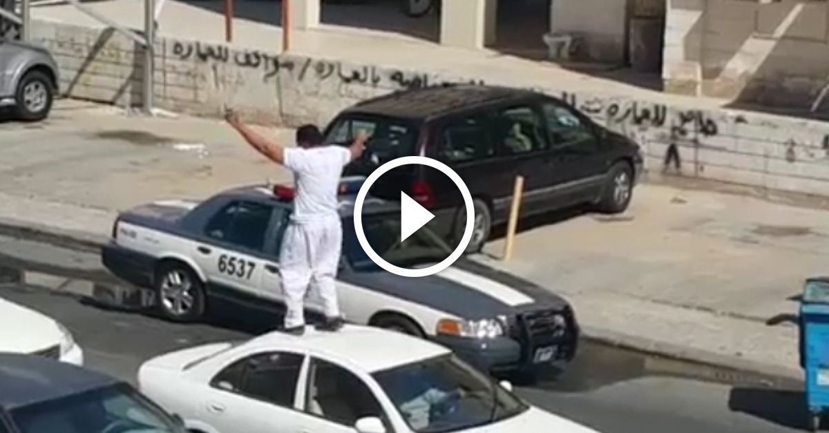Dancing drunk knocks cop out COLD.