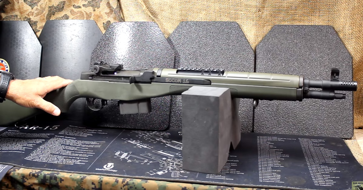 Shorter than the standard M1A, the 16″ M1A SOCOM 16 has been call...