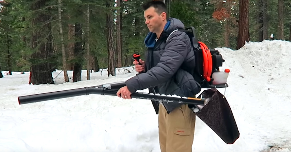 Build your own snowball machine gun with a ridiculous rate of fire