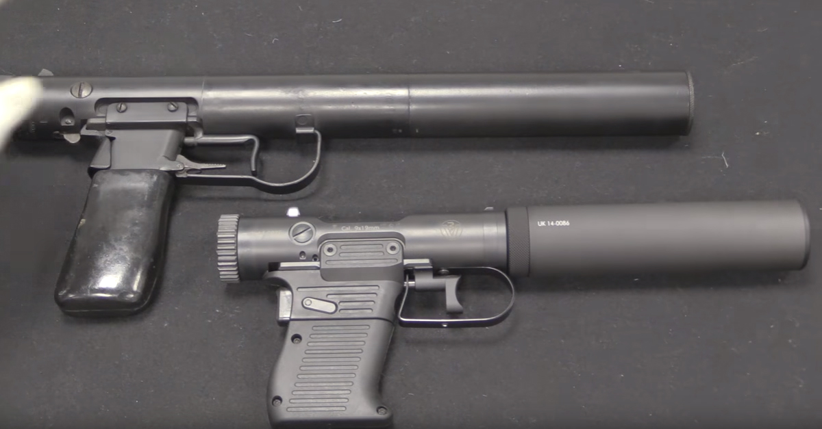 Suppressed "Veterinary Pistol" is a modern version of the WWII co...