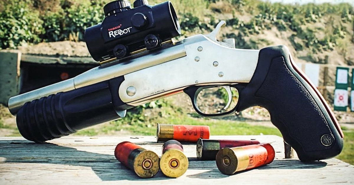 Meet the Rossi 12 gauge shotgun pistol, a 6″ hand cannon that you...